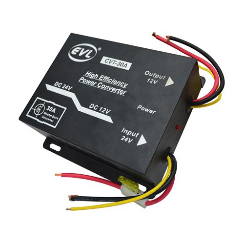 CONVERTIDOR PARA CARRO 24V A 12V 30A